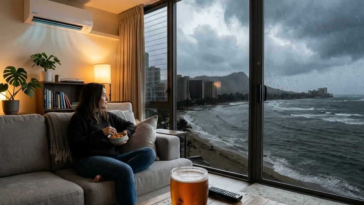 今年のハワイはエルニーニョでジメジメの夏？出不精夫婦は「だからこそ部屋飲みが至高」と確信