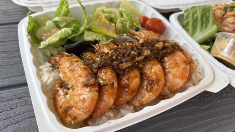 カウアイガーリックシュリンプ スパイシー